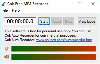jeg er glad Krav Udstyre Cok Free MP3 Recorder Software Download